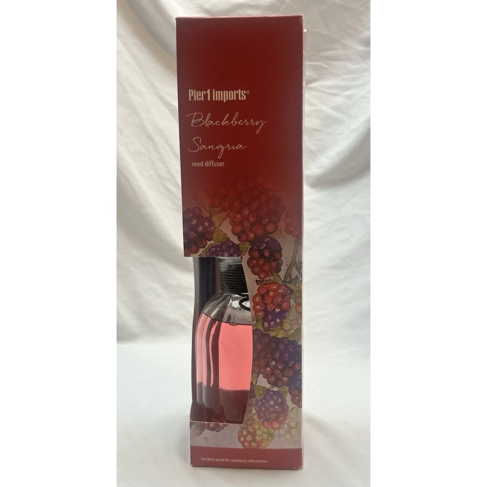 Pier 1 Imports Reed Diffuser Blackberry, Sangria Discontinued NOS